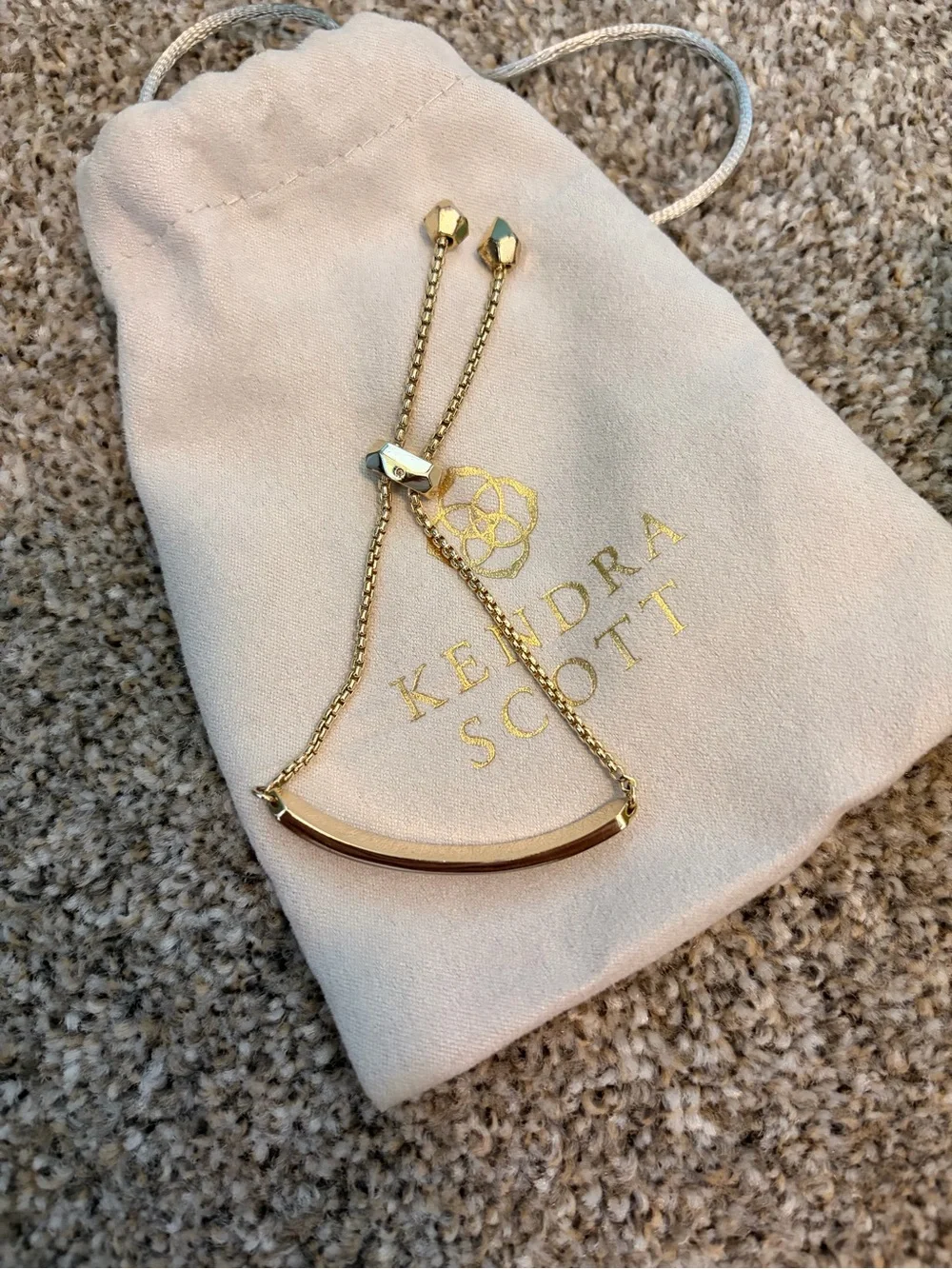 Kendra Scott Silver Pavé Linear Bracelet